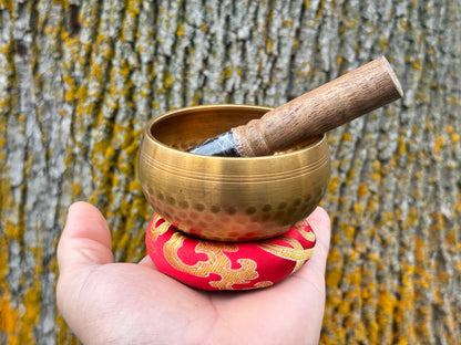 Palm Singing Bowl for Sound Healing and Meditation - Perfect for Beginners