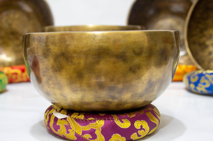 Plain Handmade Singing Bowl Set | Professional Chakra Tuned Bowls