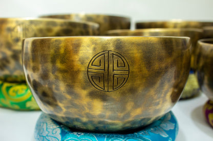 Master Healing Set Full Moon Singing Bowl Set | Professional Chakra Tuned Handmade Bowls