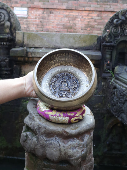 5inch Four Buddha Singing Bowl